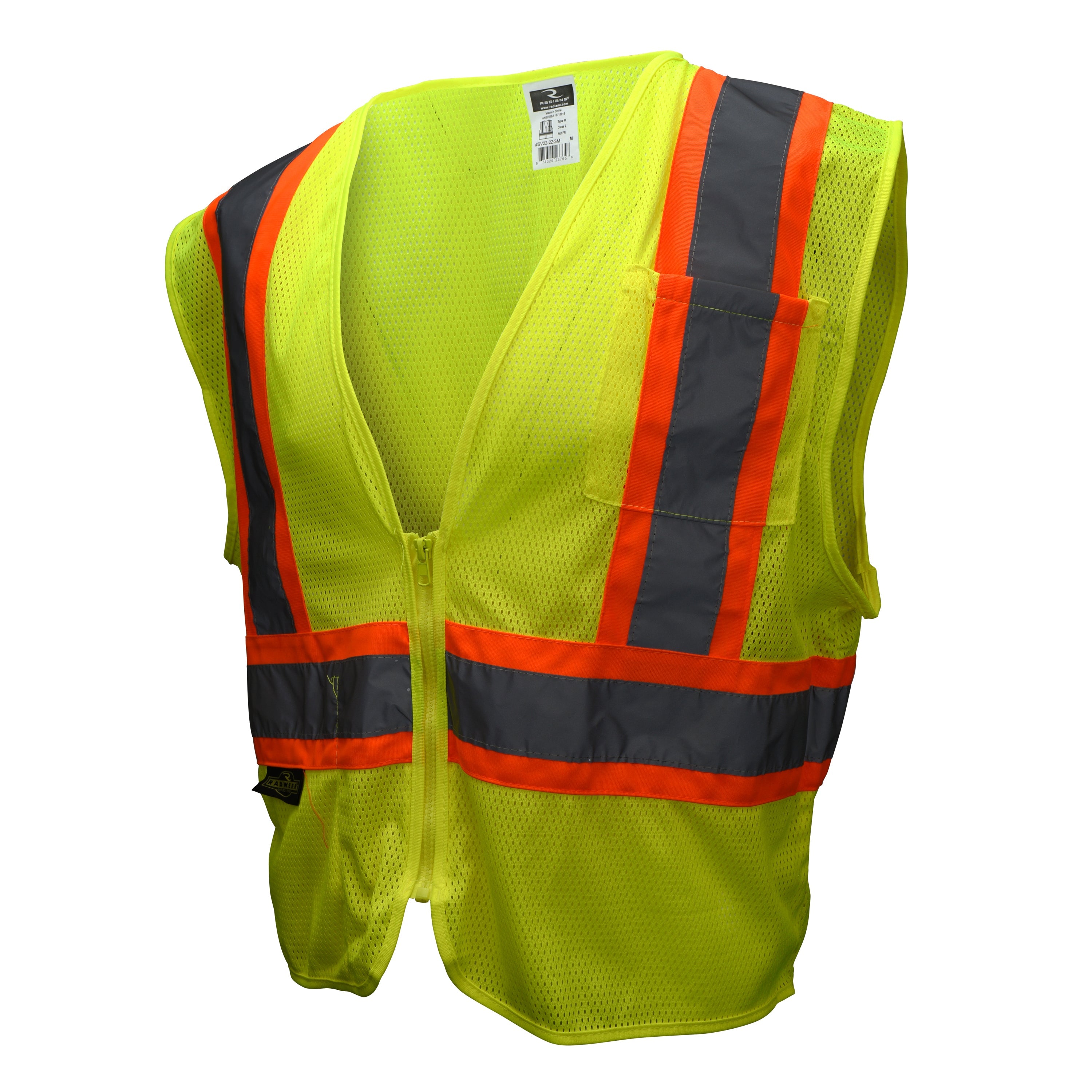 Radians SV22-2 Economy Type R Class 2 Mesh Safety Vest with Two-Tone Trim