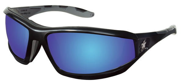 MCR Safety Swagger RP2 Blue Diamond Mirror Lenses