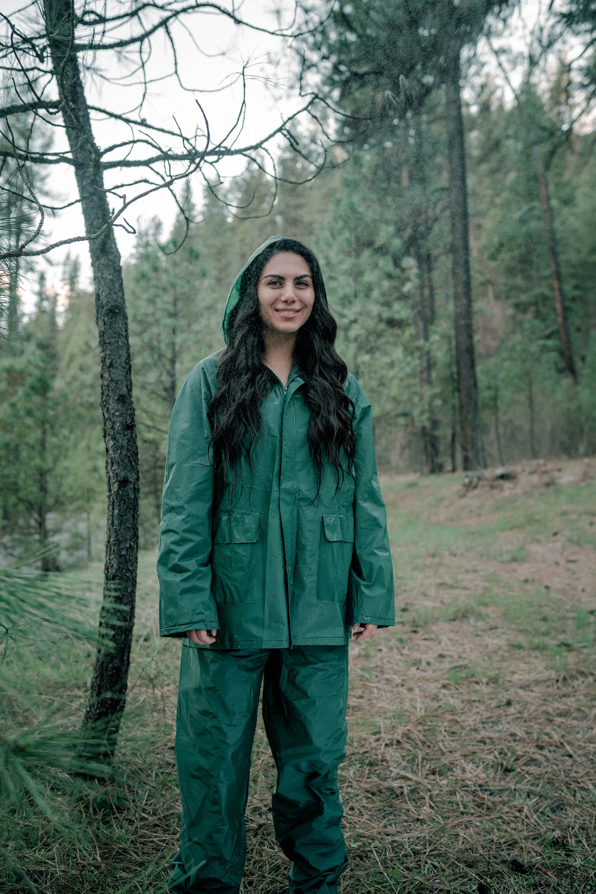 Pvc Rainsuit - Pvc Back - Green - S