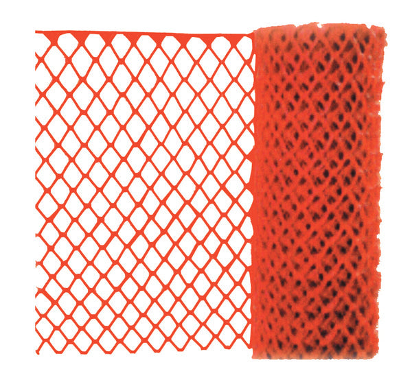 MCR Safety 24 Lb. Polypropylene Safety Fencing, Ora