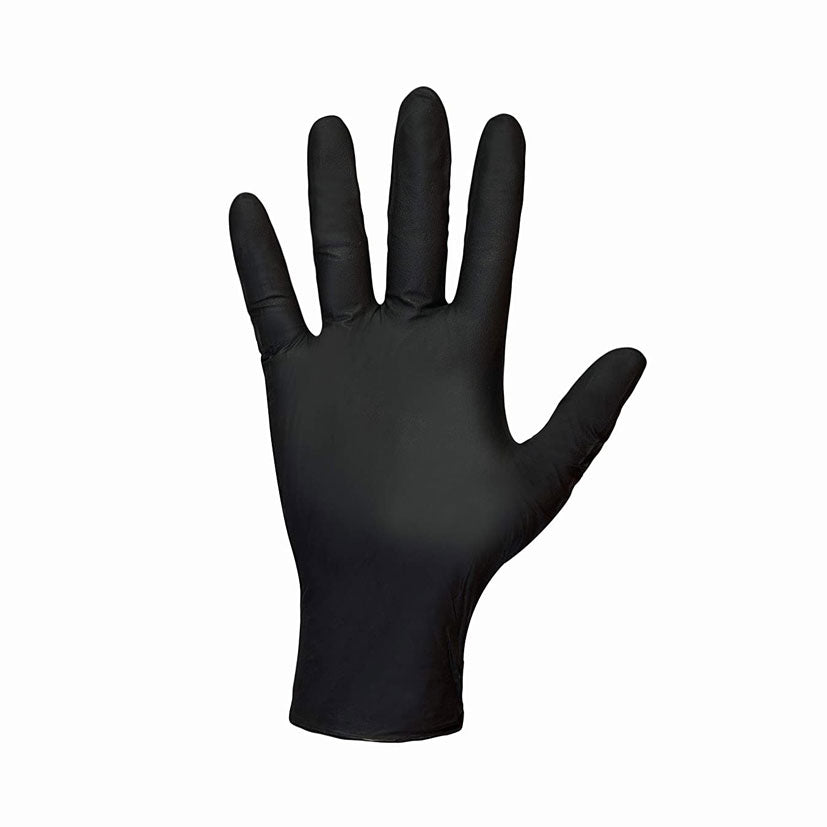Shamrock 6Mil Black Nitrile Powder-Free Disposable Gloves - CASE
