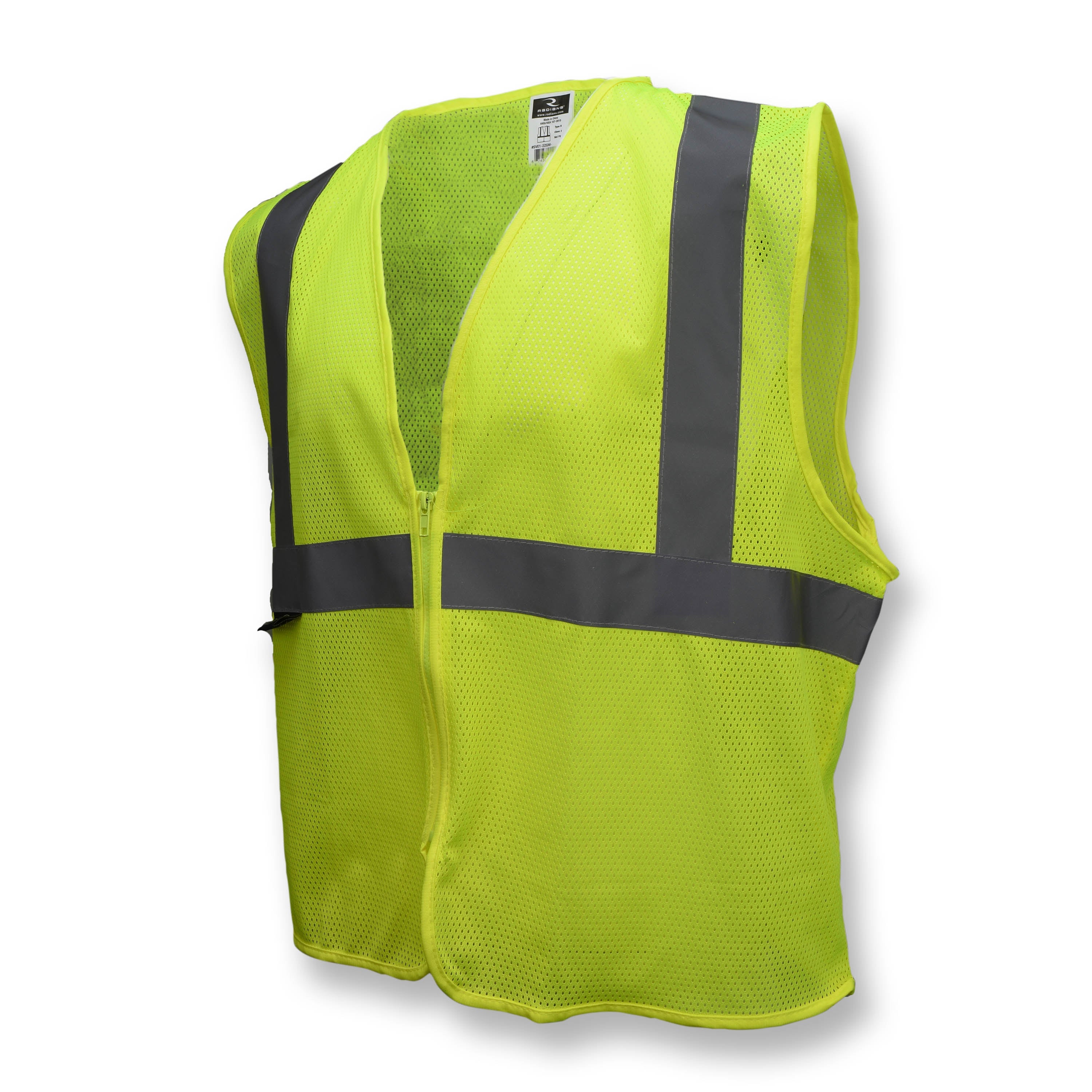 Radians SVE1 Economy Type R Class 2 Mesh Safety Vest - Green
