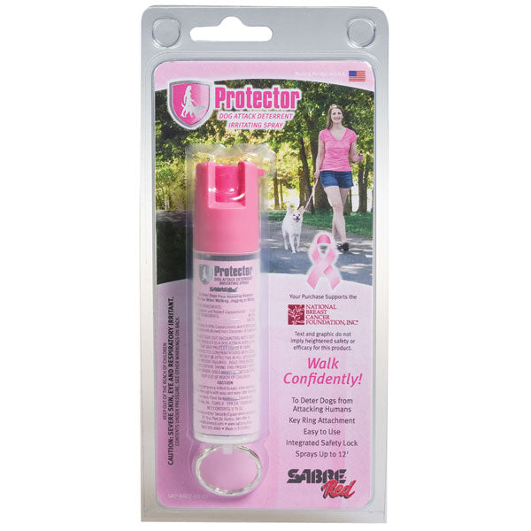 Pink Protector Dog Spray with Key Ring