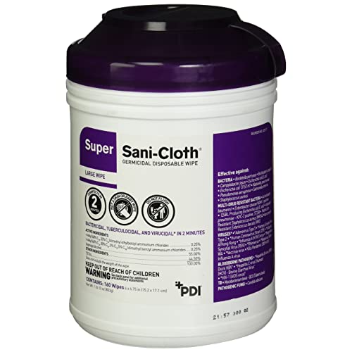 PDI™ Super Sani-Cloth™ Germicidal Disposable Wipes