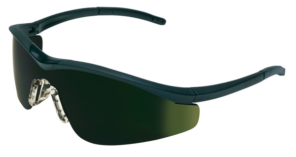 MCR Safety T1 Onyx Frame, Filter 5.0 Green Lens