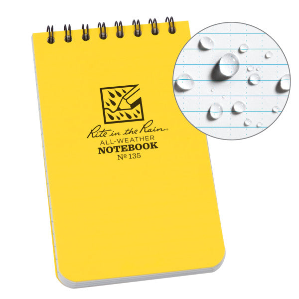 3 X 5 Notebook - Yellow