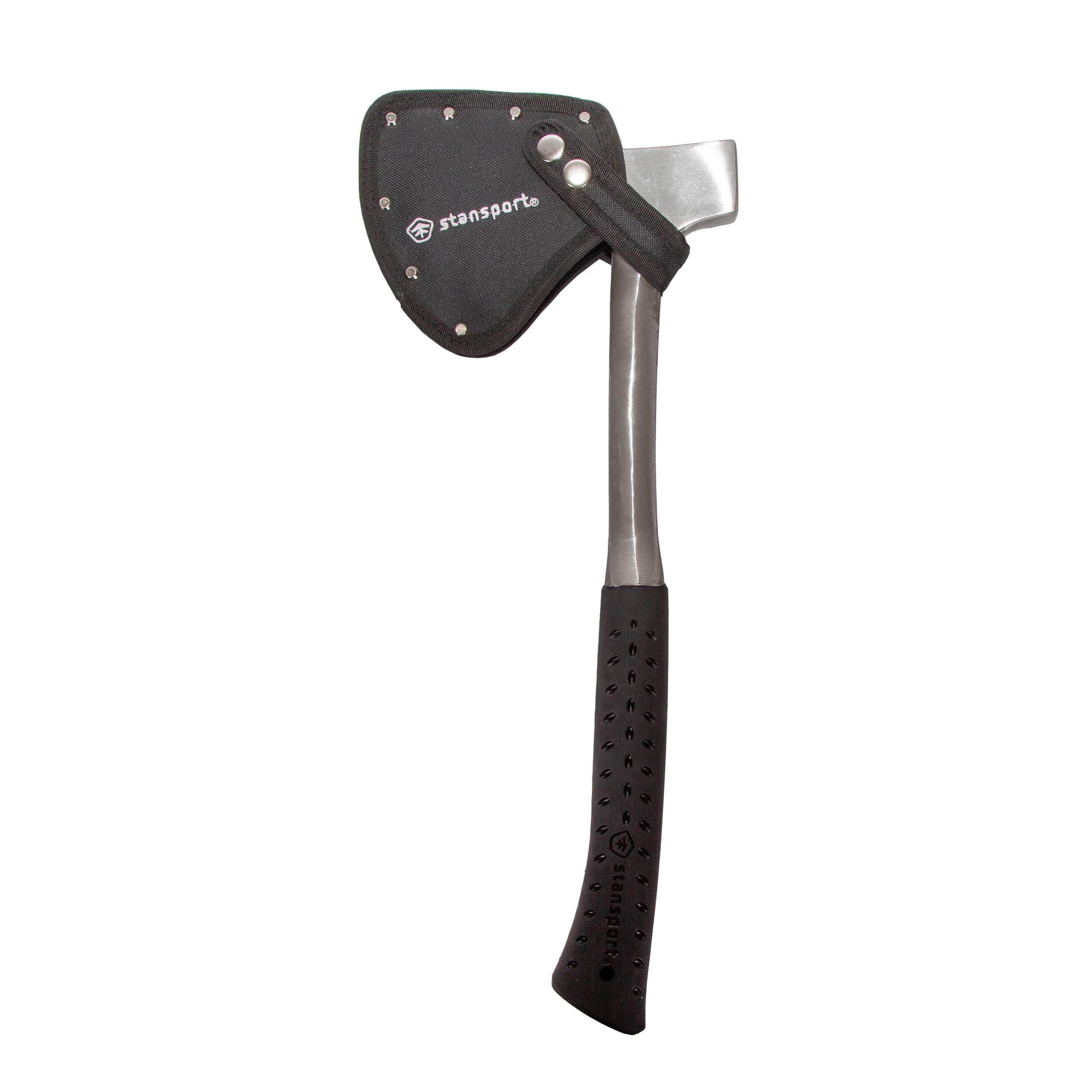Forged Steel Axe - Rubber Handle - 15 Inch