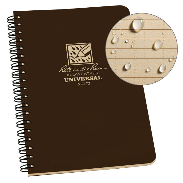 Spiral Notebook - Universal - Brown