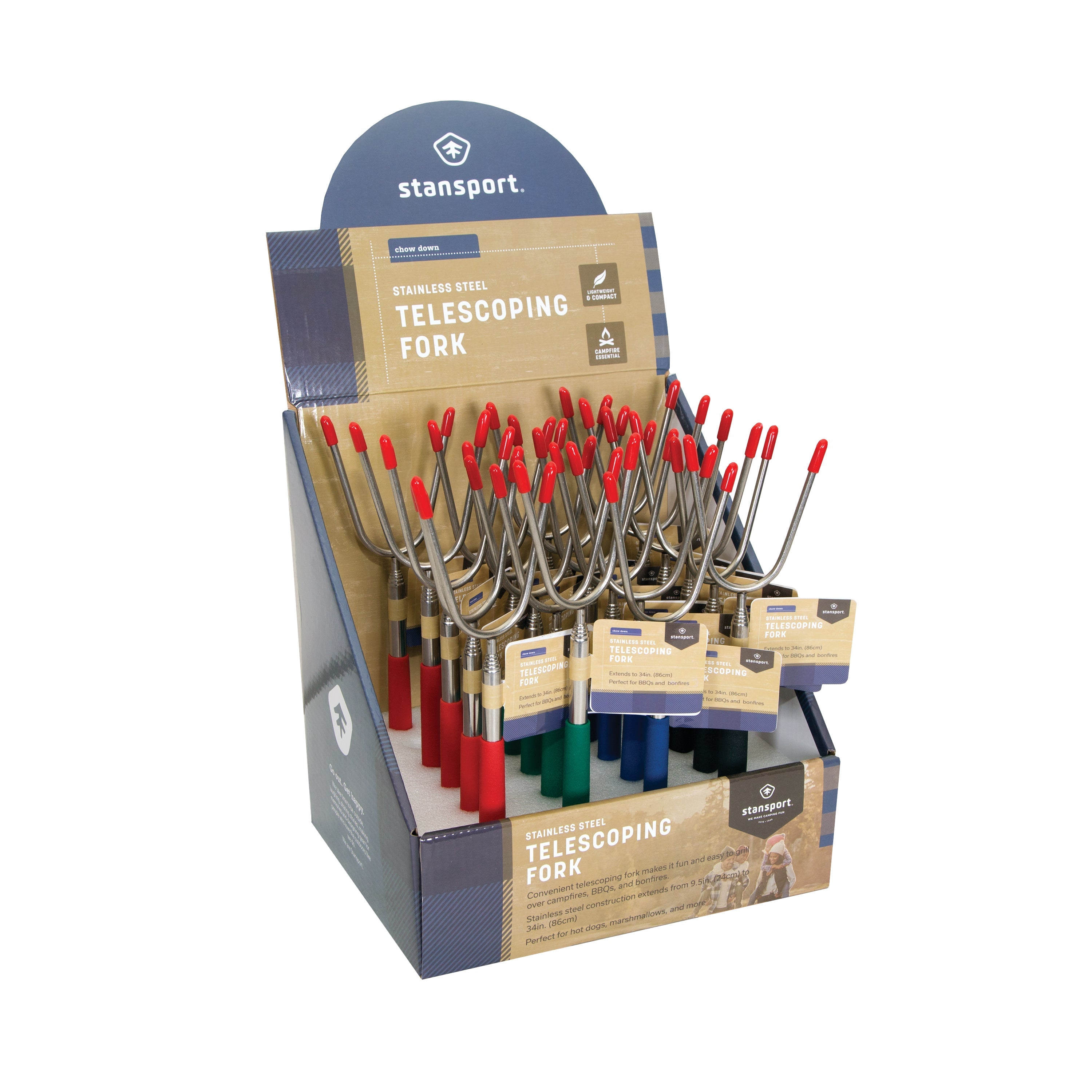 Telescoping Fork - Extends Up To 33.5 Inches - 24 Per Pdq