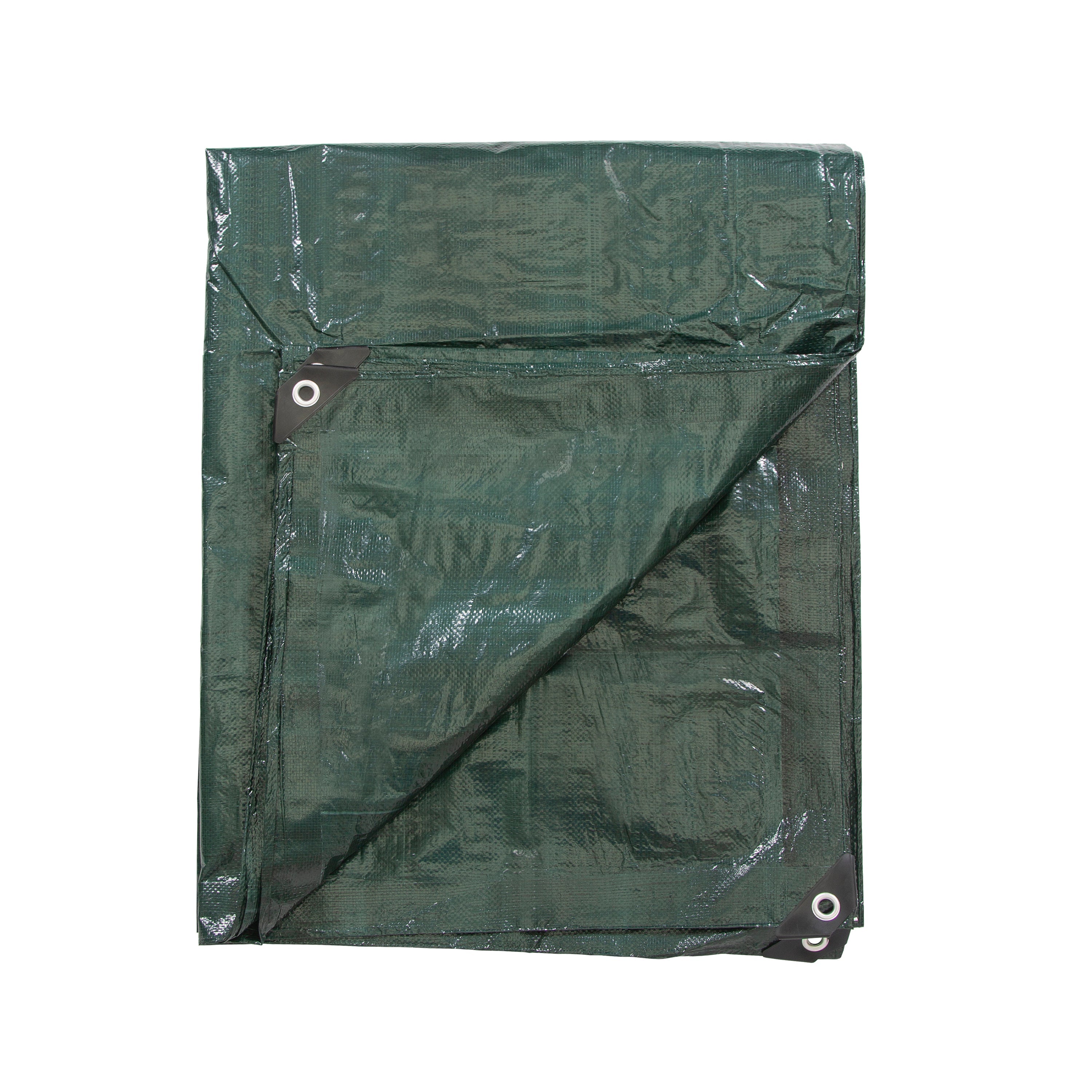 Rip Stop Tarp - 8 Ft X 10 Ft - Green - Pdq Pack