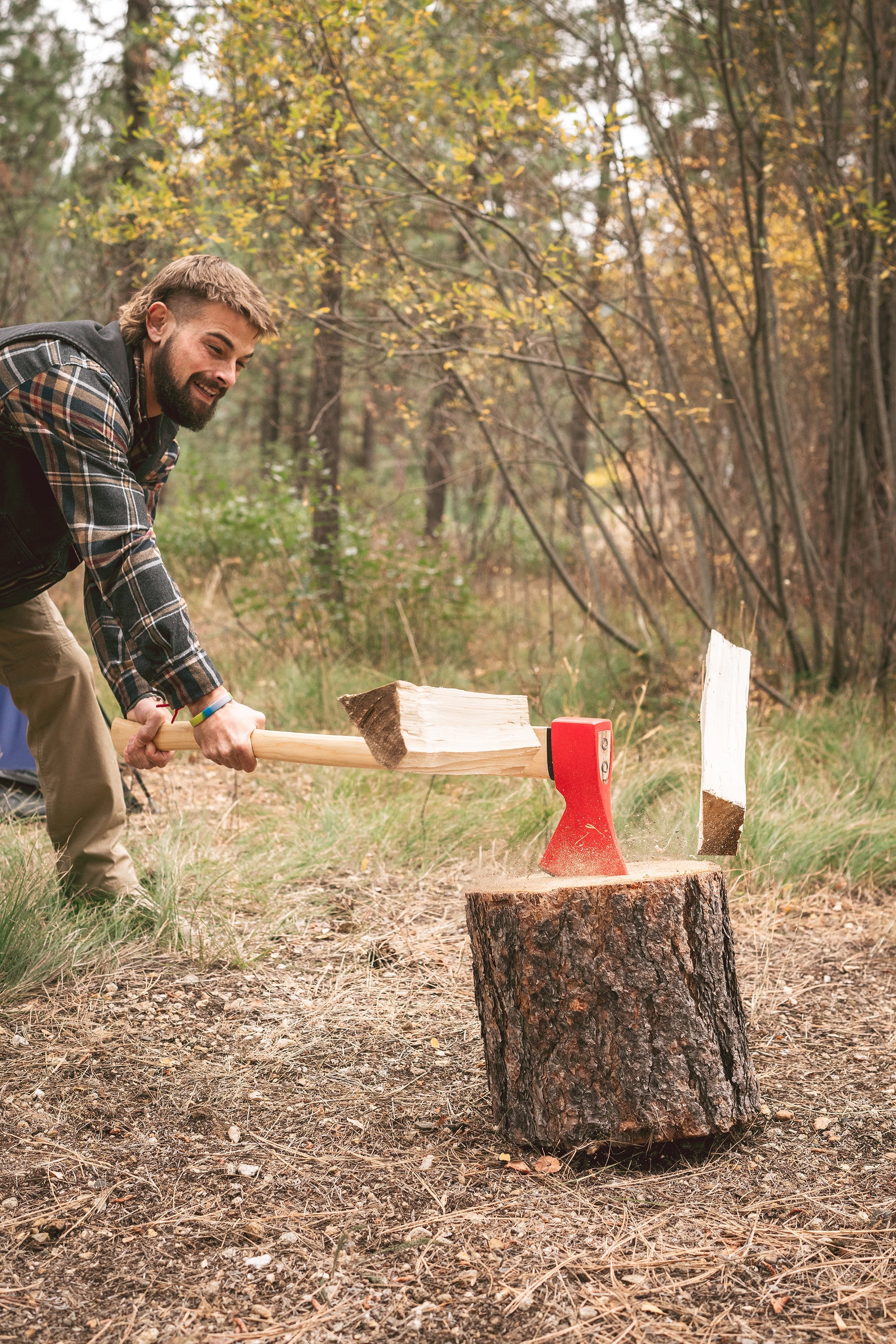 Wood Handle Axe – Long - Approximately 36 Inch