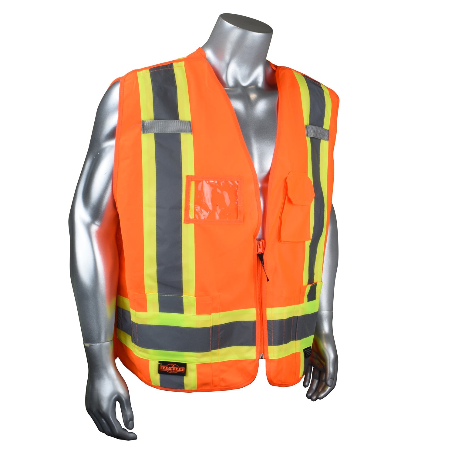 Radians SV020X-2 Heavy Duty 7-Pocket Tear Away Cruiser Vest X-Back