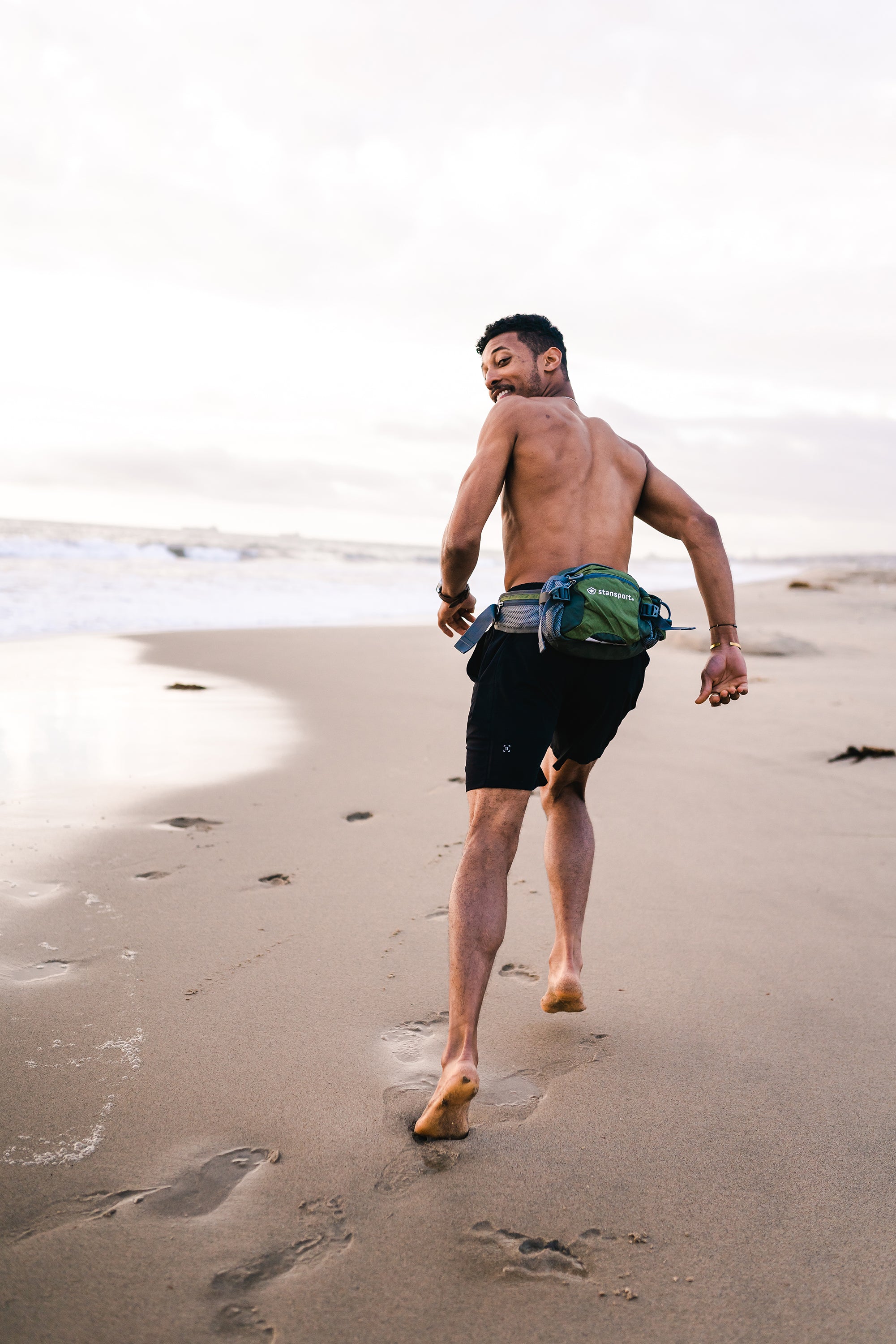 Waist/Shoulder Pack W/Bottle Holder - Olive - 5 Liter