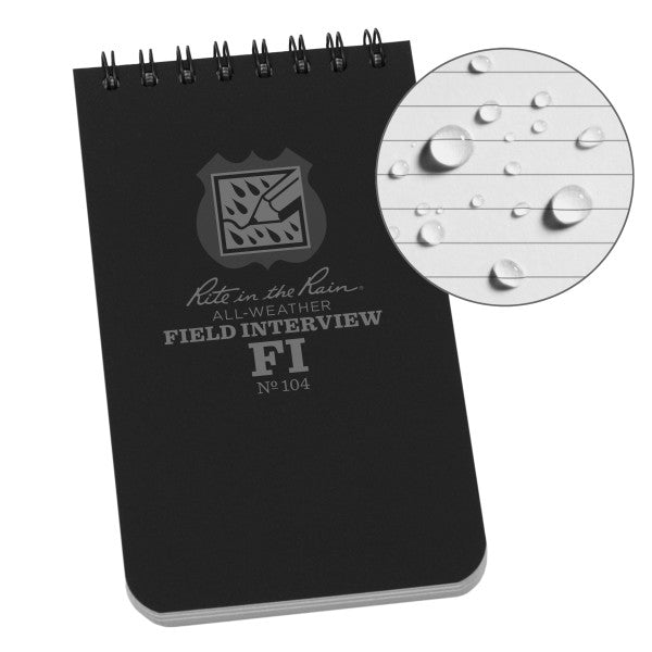 3 X 5 Notebook - Field Interview