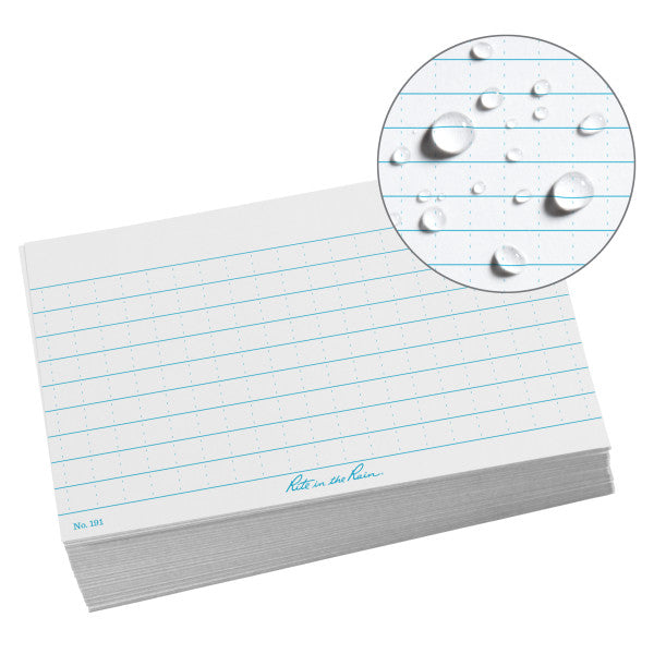 3 X 5 Index Cards - White - 100 Pack