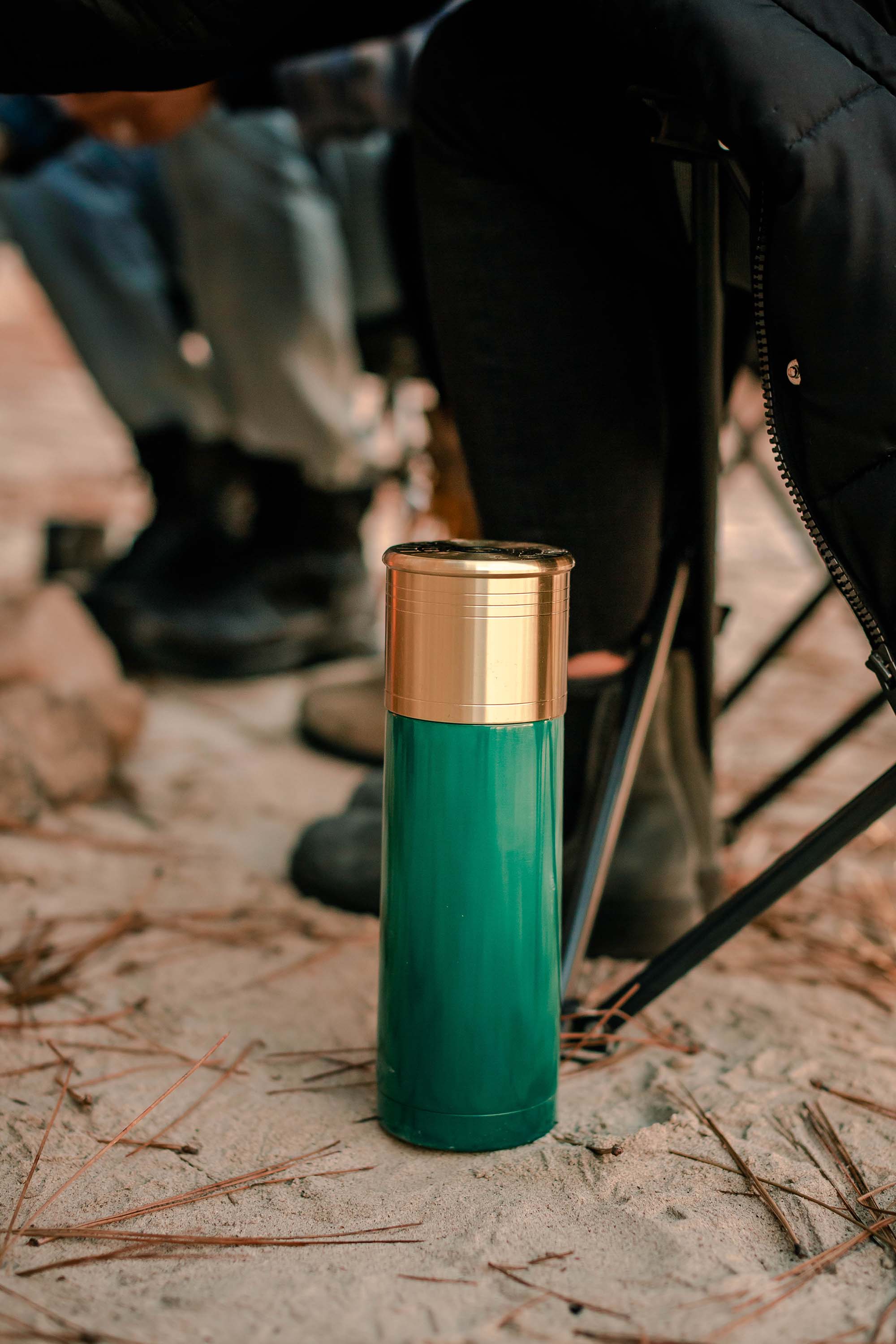 12 Ga Shotshell Thermal Bottle - 25 Oz - Green