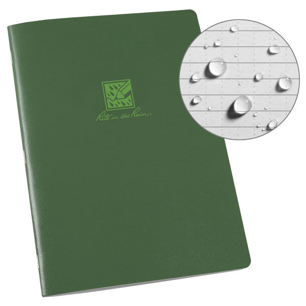 Lg Stapled Notebook - Universal - Green