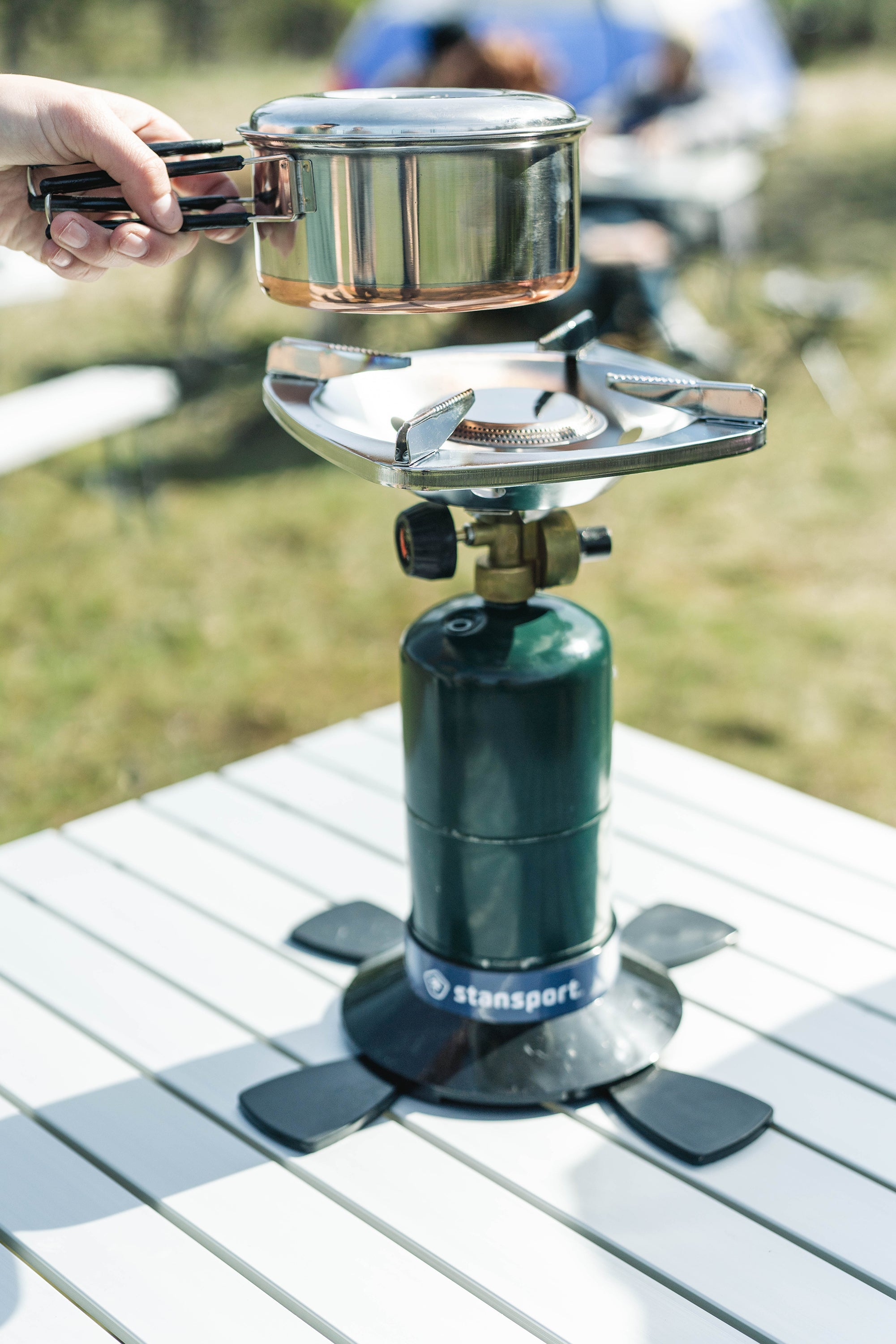 Single Burner Propane Stove Black