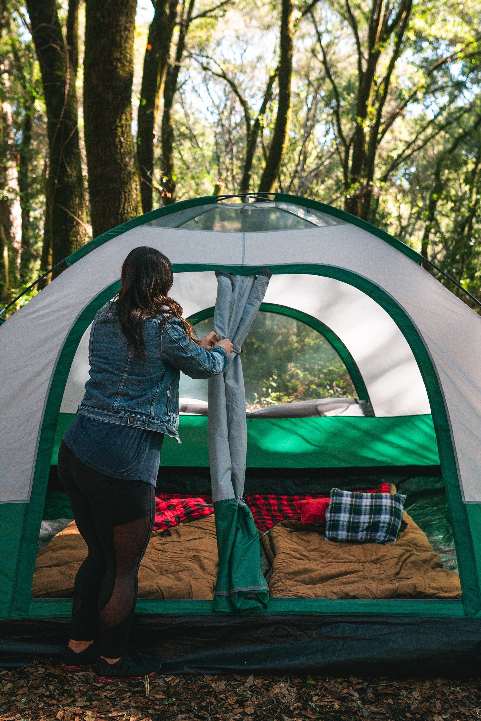 Teton 12 Family Tent - 2 Room - 10 Ft X 12 Ft X 72 Inch