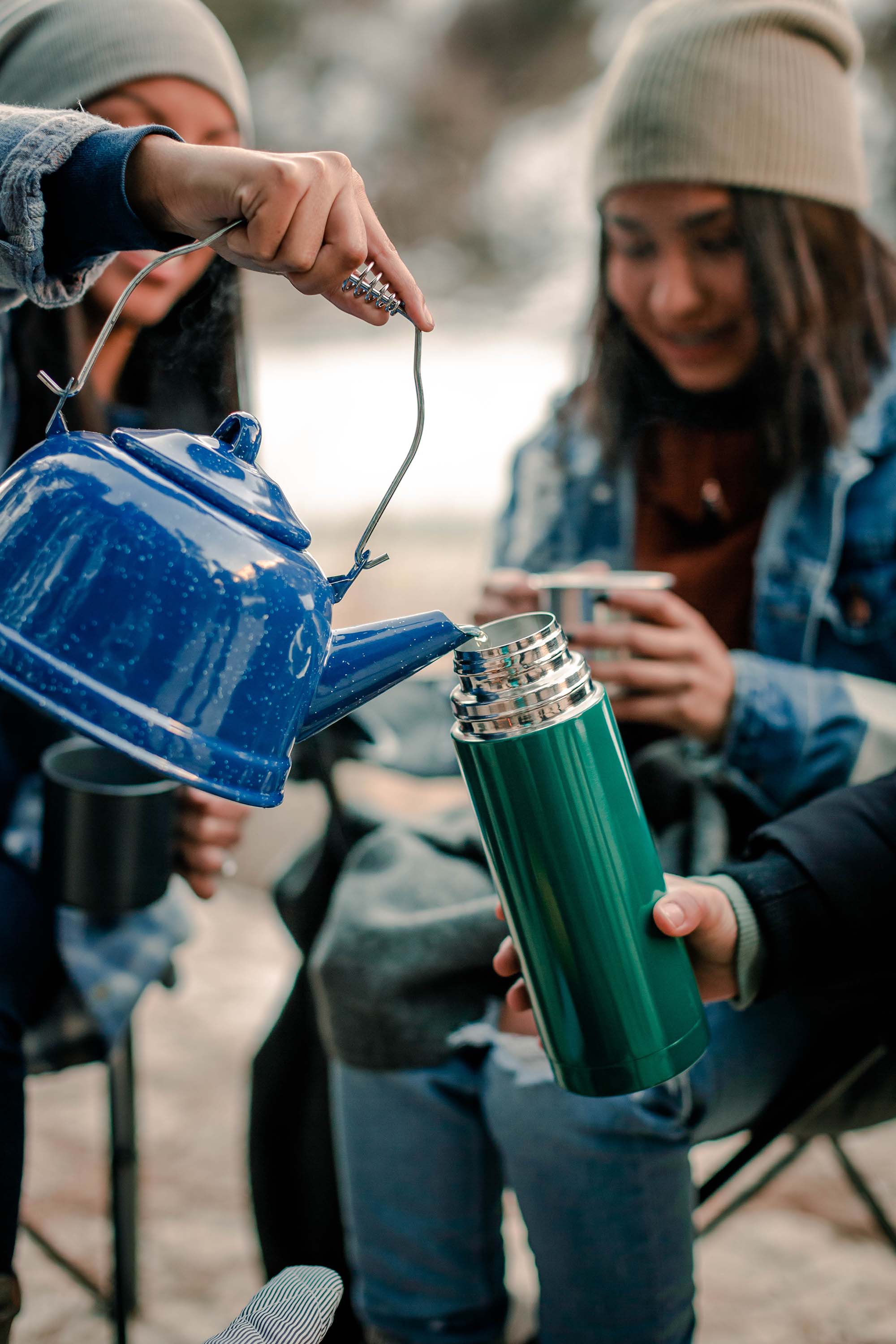 12 Ga Shotshell Thermal Bottle - 25 Oz - Green