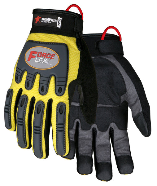 MCR Safety ForceFlex Multi-Task Yellow, Gen Purpose