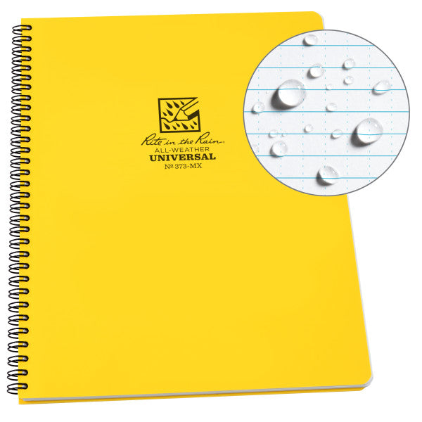 Maxi-Spiral Notebook - Universal - Yellow