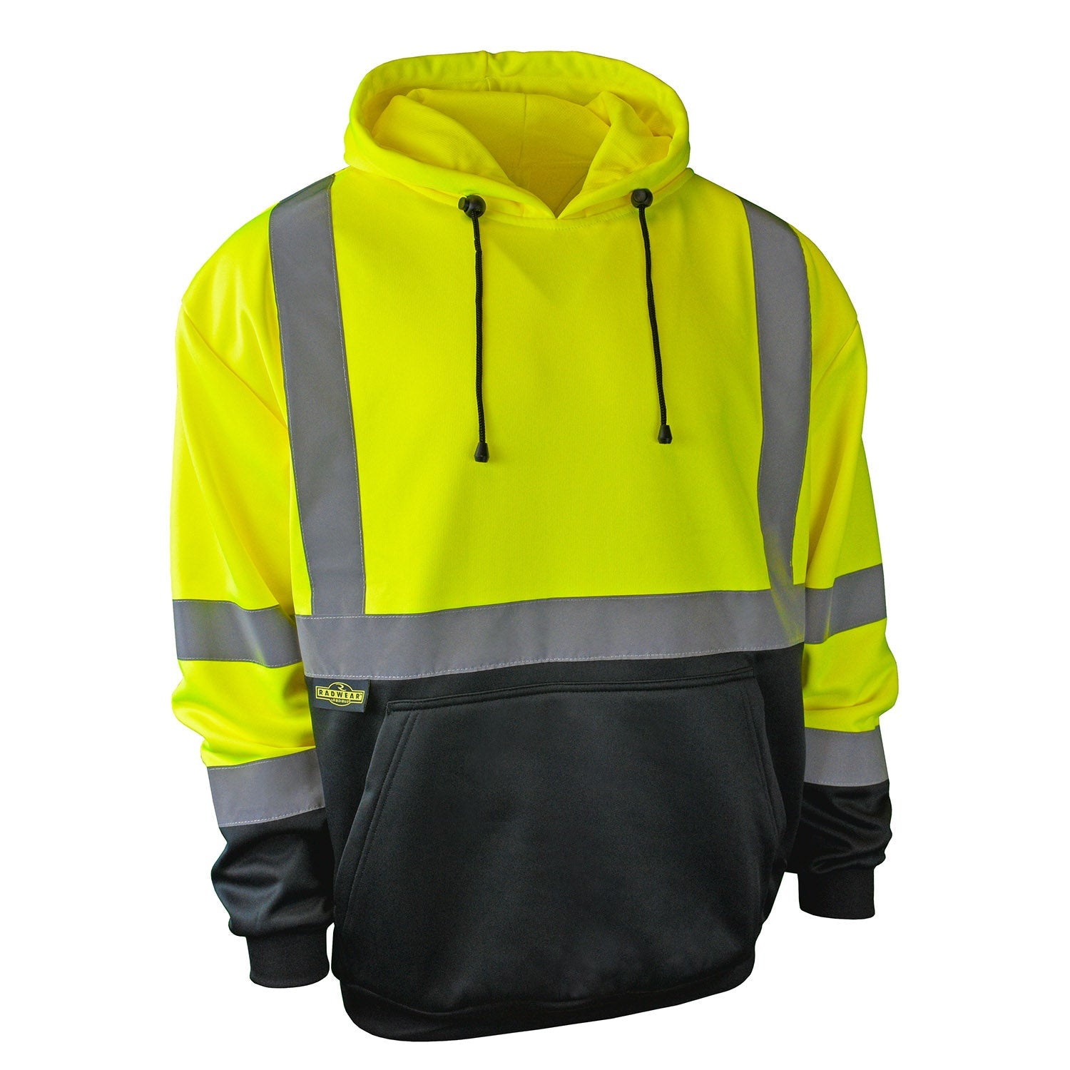 Radians SJ02B-3 Class 3 Color Blocked Hooded Pullover Sweatshirt