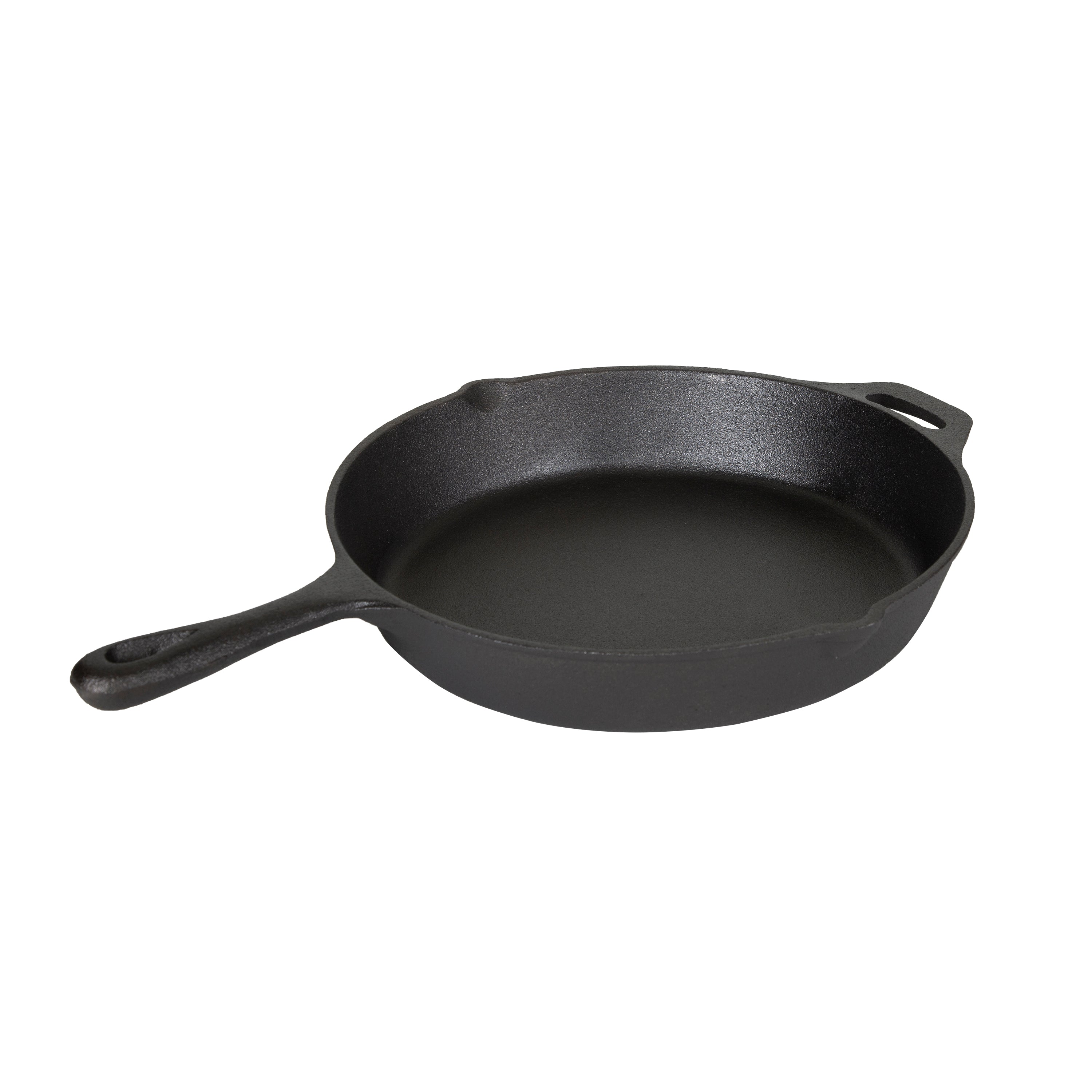 Pre-Seasoned Cast Iron Fry Pan - 12 In