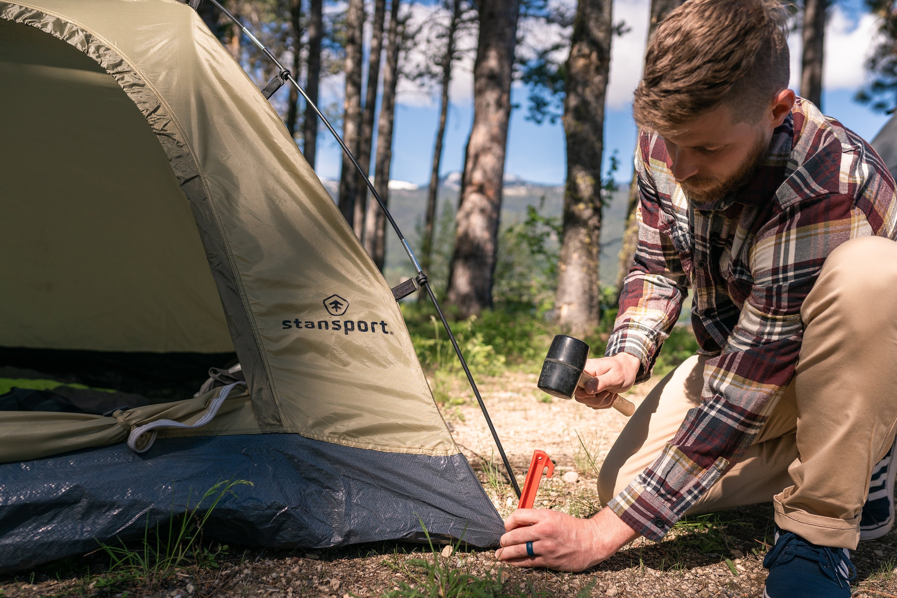 Plastic Tent Stake - 12 In - Bulk