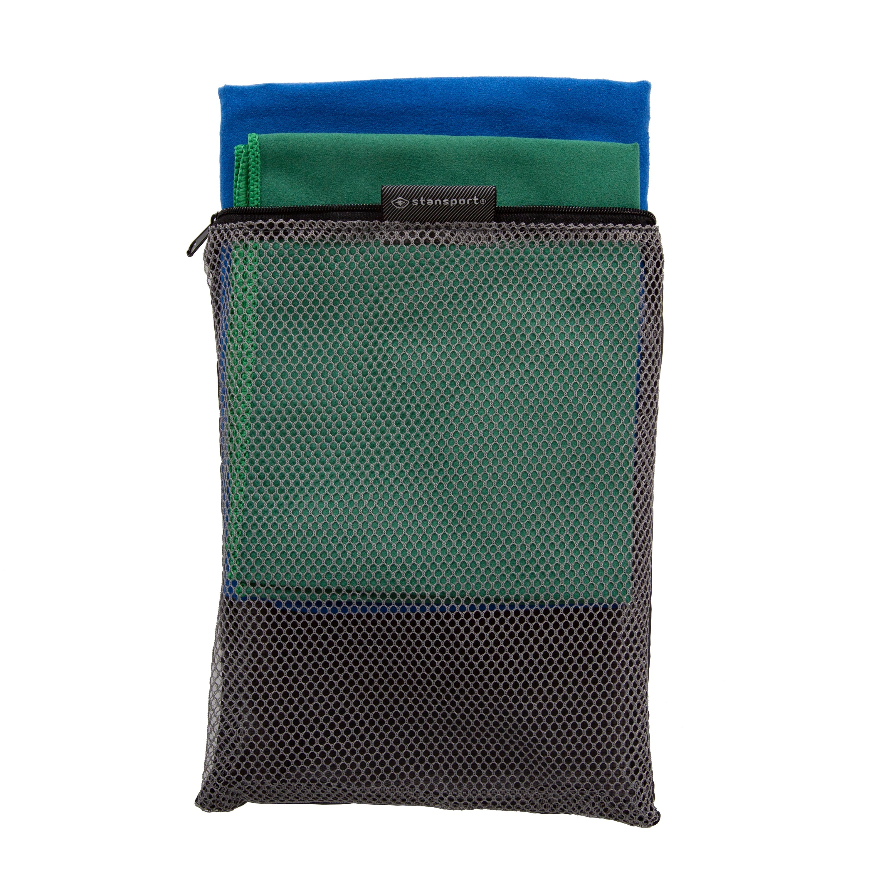 Fast Dry Camp Towel Set - 12 In X 20 In & 30 In X 60 In