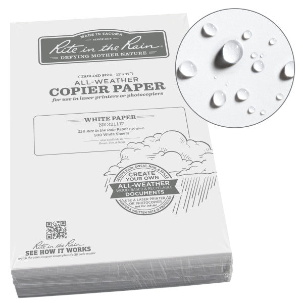 Copier Paper - 32# Ledger - White - 11 X 17 - 500 Sheets