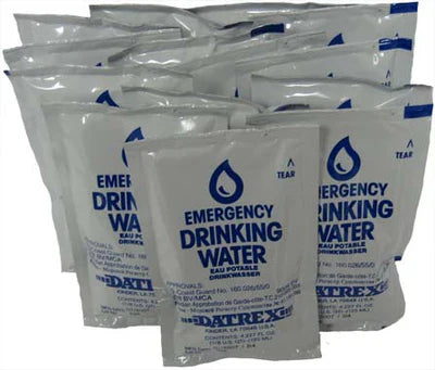 Datrex Emergency Water Packet – 3 Day/72 Hour Supply: Essential Hydration for Disaster Preparedness
