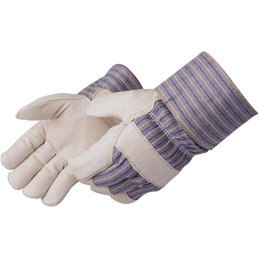 Insulated Lined Pigskin Gloves with Lined Cuff  - Dozen