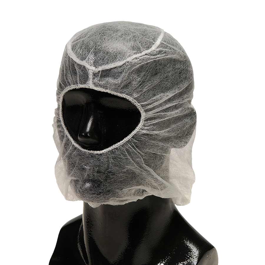 DuraWear™ Spunbonded Polypropylene Hood White - Case