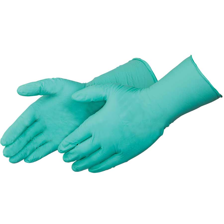 BioSkin® Green Polychloroprene Long Cuff Disposable Gloves - Box