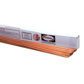1/8" X 36" R45 Harris W-1060 Copper Coated Carbon Steel Gas Welding Rod 10 lb Box