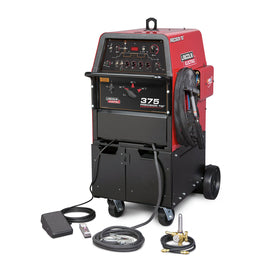 Lincoln Electric Precision TIG 375/Ready-Pak TIG Welder With 208 - 230 - 460 Input Voltage, 420 Amp Max Output, AC Auto-Balance, Micro-Start II Technology And Accessory Package