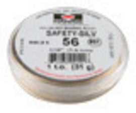 Harris® 3/32" X 18" BAg-7 Safety-Silv® Round High Silver Brazing Alloy Filler Metal 15 toz Tube