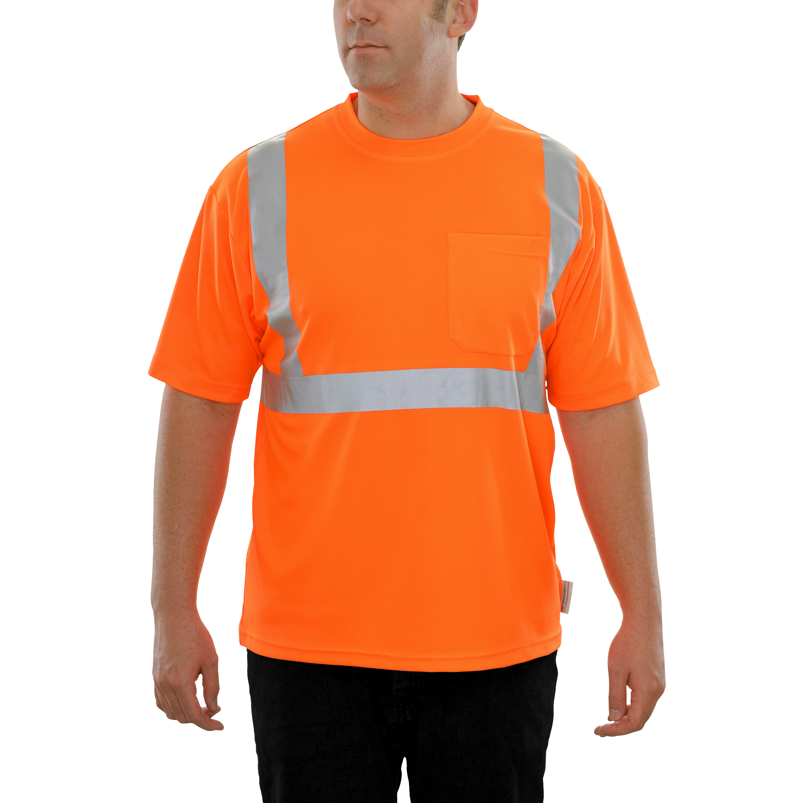 Reflective Apparel High Visibility c Shirt Orange Birdseye