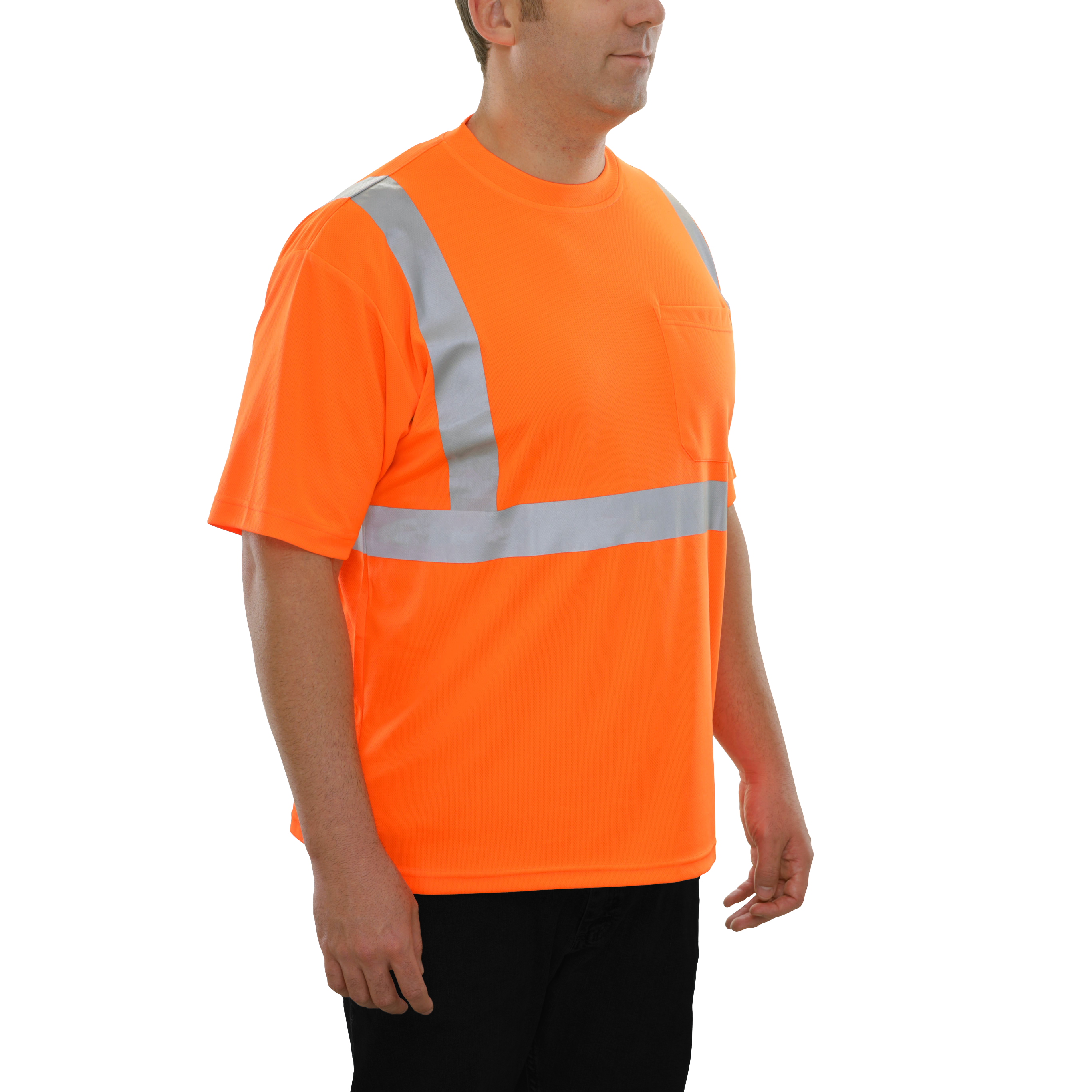 Reflective Apparel High Visibility c Shirt Orange Birdseye