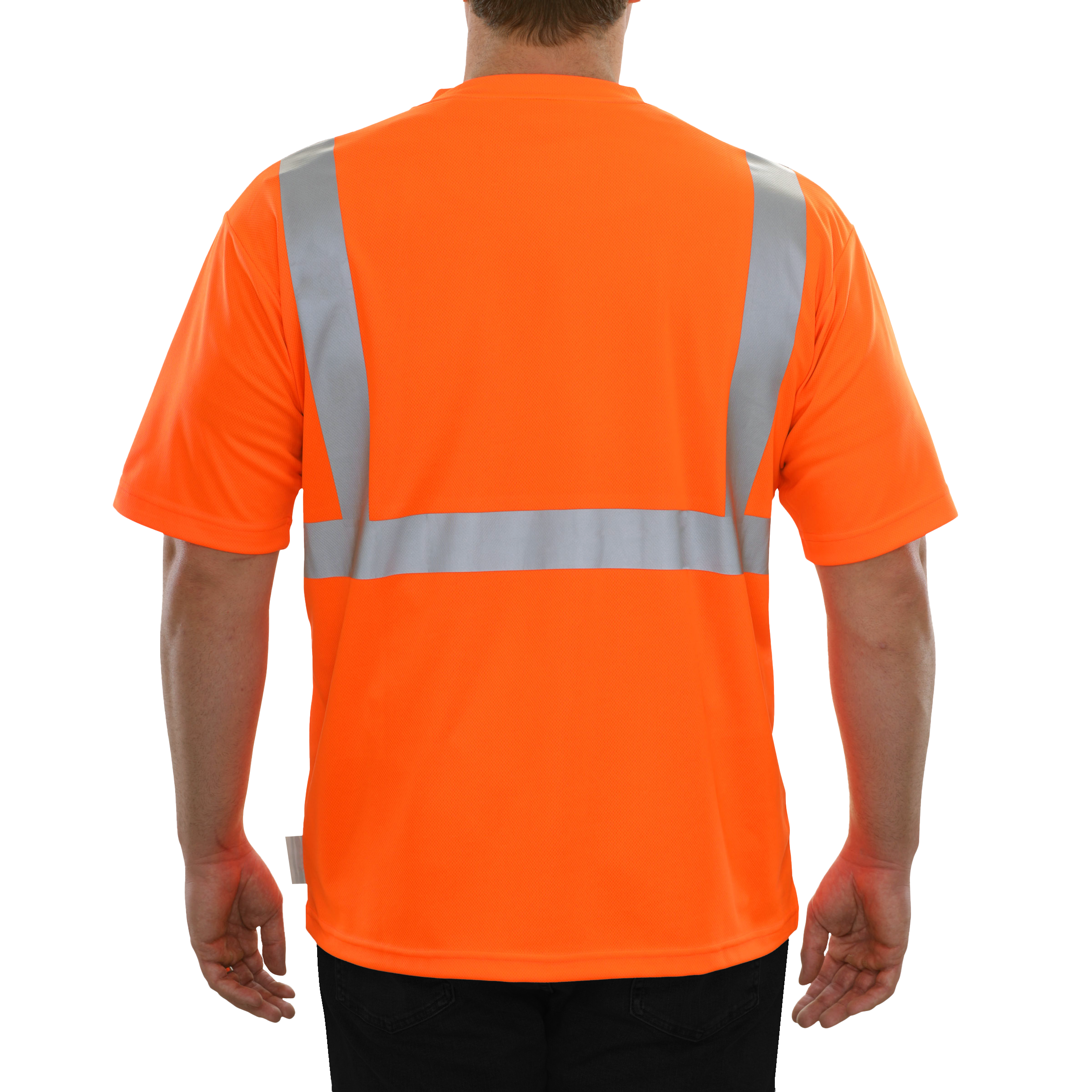 Reflective Apparel High Visibility c Shirt Orange Birdseye
