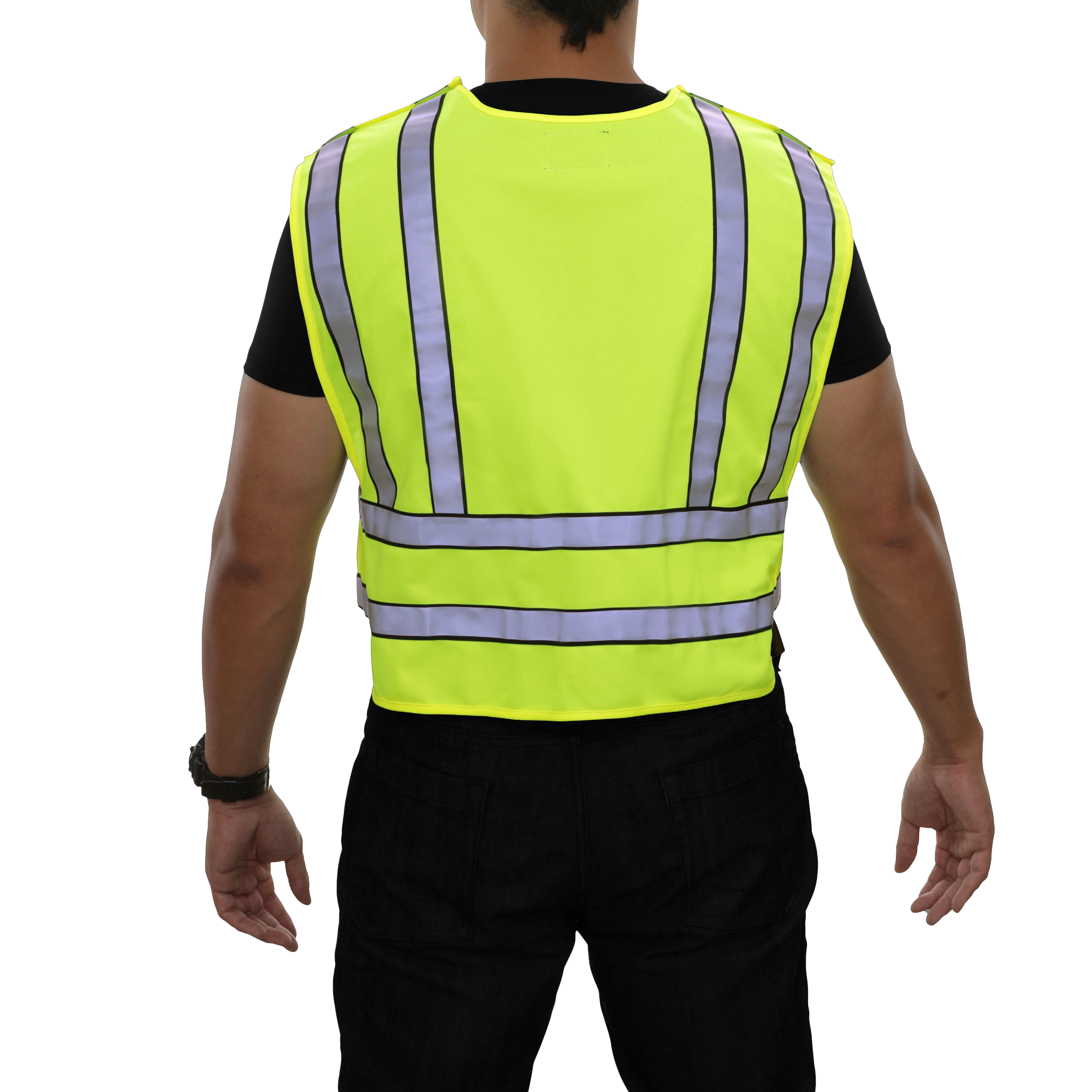 Public Safety Vest Hi Vis Vest 4pt Breakaway Tactical ANSI 207