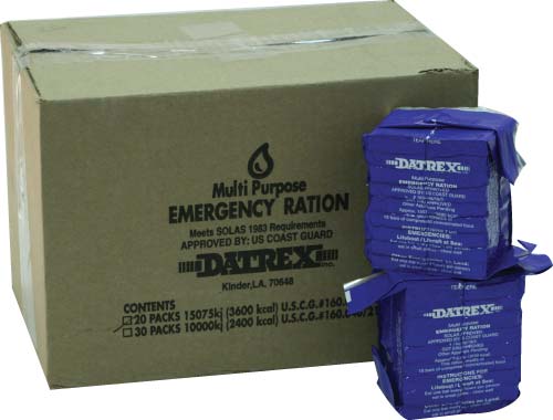 Datrex 3600 Emergency Food Bar - Case of 20 Emergency Rations