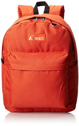 Everest Luggage Classic Backpack - Rustic Orange