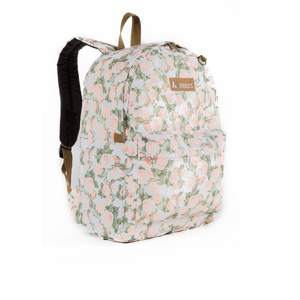 Everest-Pattern Printed Backpack
