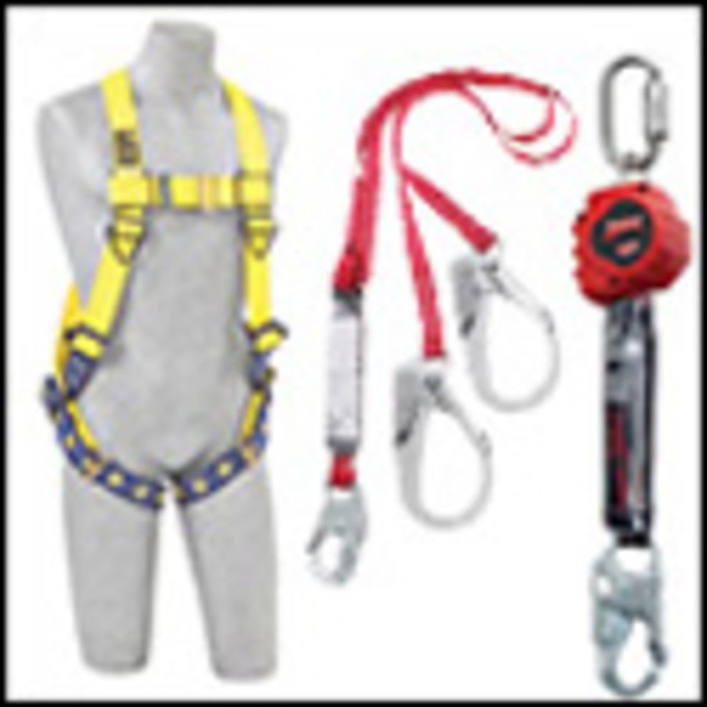 3M DBI-SALA 3X Delta No-Tangle Full Body/Vest Style Harness With Back D-Ring And Tongue Leg Strap Buckle