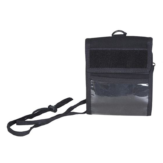 Folding Multi Function Wallet with Adjustable Neck Drawstring
