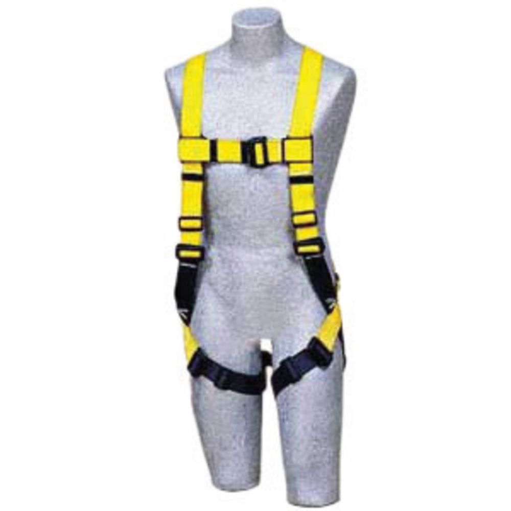 3M DBI-SALA X-Large Delta II No-Tangle Full Body/Vest Style Harness With Back D-Ring, Pass-Thru Leg Strap Buckle And Comfort Padding