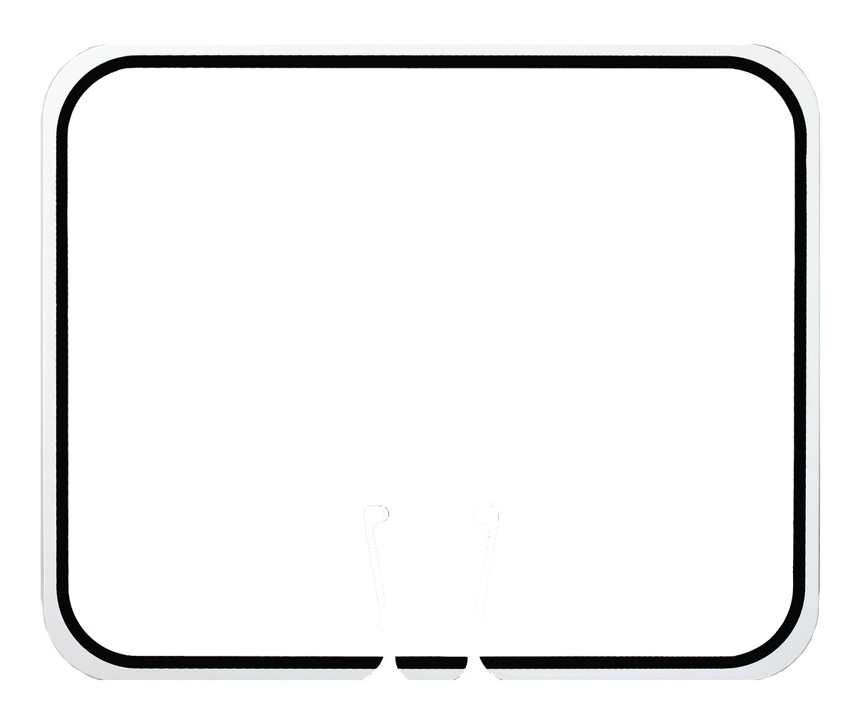 Cortina 10 1/2" X 12 1/2" X .1" Orange ABS Cone Sign