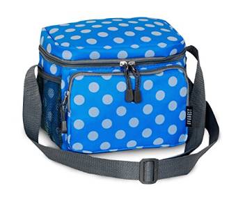 Everest Cooler Lunch Bag - Blue/White Dot